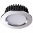 357601 NT18 090 хром Встраиваемый светильник IP44 LED 3000K 10W 100-265V DRUM