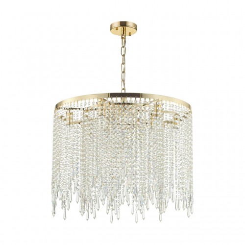 5028/9 MODERN ODL23 429 золотой/прозрачный металл/хрусталь Люстра E14 9*40W CHOKKA