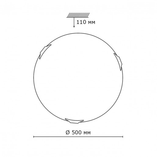 362 SN 103 св-к QUADRO WHITE стекло E27 3*100Вт D500