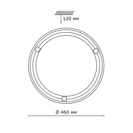 236 SN 108 св-к LUFE WOOD стекло E27 2*100Вт D460