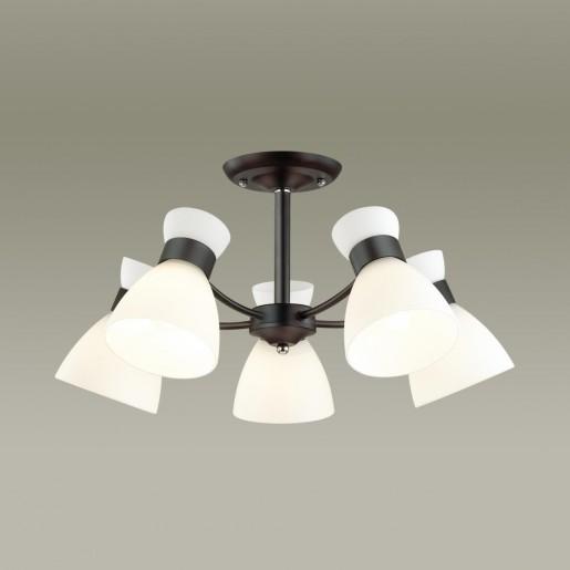 4534/5C COMFI LN21 056 черный Люстра потолочная E27 5*60W 220V WILMA