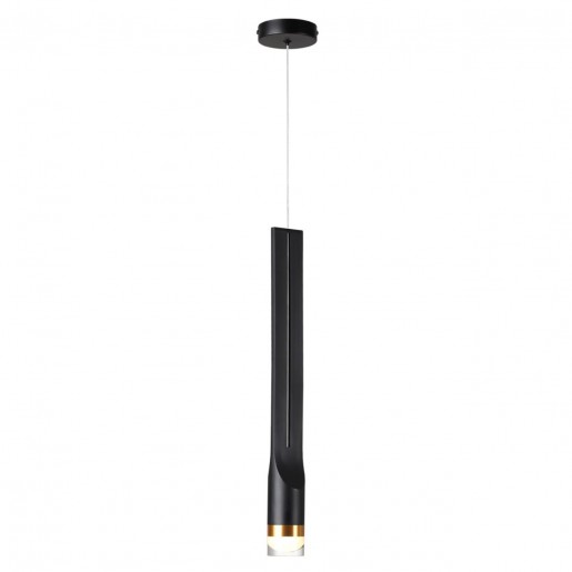 4383/5L HIGHTECH ODL23 230 черный/металл/акрил Подвесной св-к IP20 LED 5W 350Лм 3000K NILO