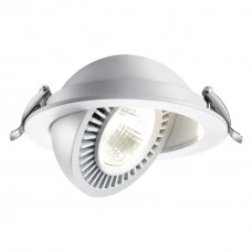 358817 SPOT NT21 210 белый Светильник встраиваемый светодиодный IP20 LED 18W 1600Лм 4000K 220V GESSO
