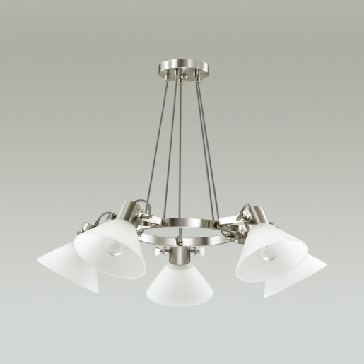 3707/5 LN18 099 никель Люстра E14 5*60W 220V EFFI