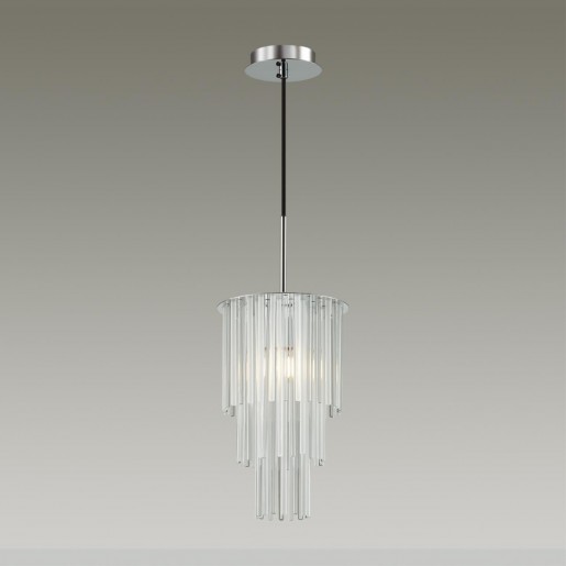 4920/1 MODERN ODL22 329 хром/прозрач./матов./стекло Подвес E27 1*60W PAPITA