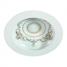 357360 NT17 141 белый/золото Встраиваемый светильник IP20 LED 3000K 9W 85-265V GESSO