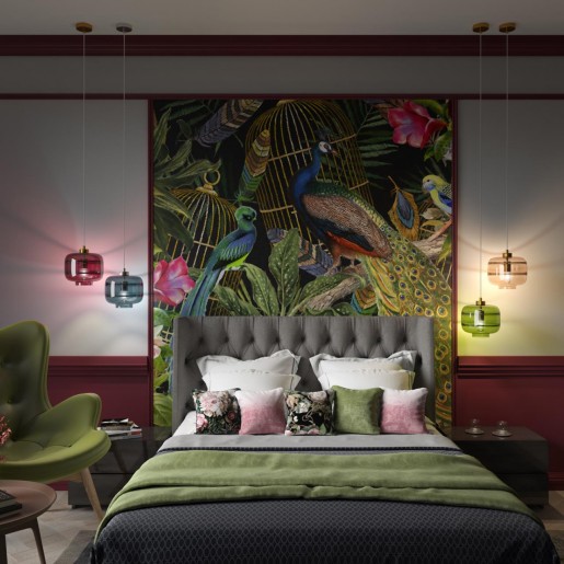 4773/1 ODL21 зеленый/бронзовый Подвес E27 60W STORBI