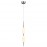 4793/16L PENDANT ODL21 009 никель/белый Подвес LED 16W SPINDLE