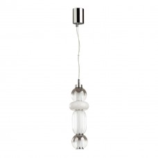 4827/18L PENDANT ODL21 007 хром/дымчатый/белый/прозрачный Подвес LED 18W BEANS