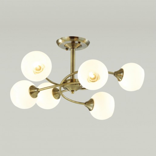 4537/6С COMFI LN21 052 античная бронза Люстра потолочная E27 6*60W 220V DANIELLA