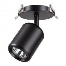 370451 NT19 102 черный Встраиваемый светильник IP20 GU10 50W 220V PIPE