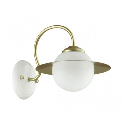 3666/1W LN18 105 белый/золотой Бра E14 60W 220V PRISCILLA