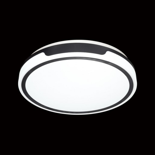 3052/DL SN 031 Светильник пластик/черный LED 48Вт 3000-6500К D390 IP43 пульт ДУ/ LampSmart AVELLA