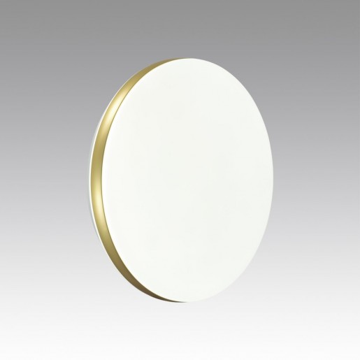 7626/DL PALE SN 037 Светильник пластик/белый/золотистый LED 48Вт без ДУ 4000К D400 IP43 RINGO