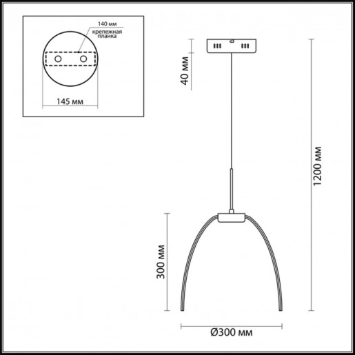 4102/72CL ODL19 066 хром Люстра потолочная LED 72W CALVADA