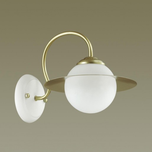 3666/1W LN18 105 белый/золотой Бра E14 60W 220V PRISCILLA