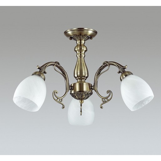 3092/3 LN16 236 бронзовый/стекло Люстра потолочная E14 3*40W 220V NINELLA