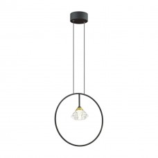 4100/1 ODL19 65 черный/прозрачный Подвес G9 1*5W ARCO