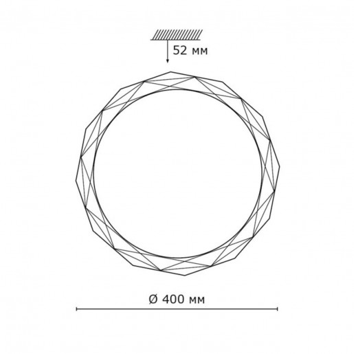 2056/DL SN 090 св-к MASIO пластик LED 48Вт 4000K D400 IP43
