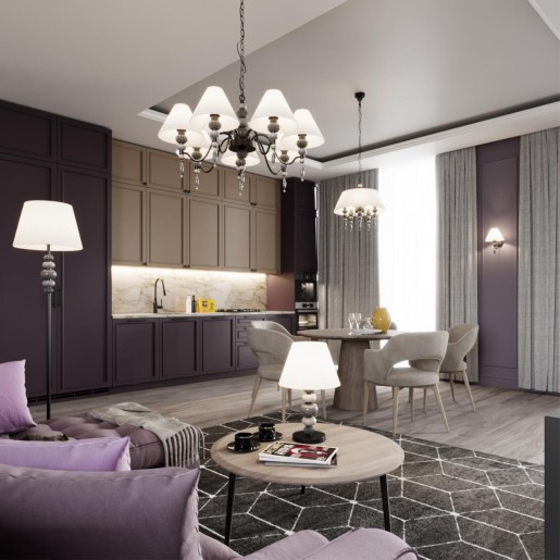 4896/1T MODERN ODL_EX23 27 черный матов./серый/молочный металл/керамика/ткань Настольная лампа E27 1*60W SOCHI