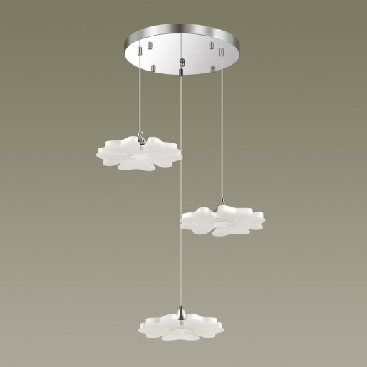 3644/78L LN18 035 хром Светильник подвесной LED 78W 220V LEILA