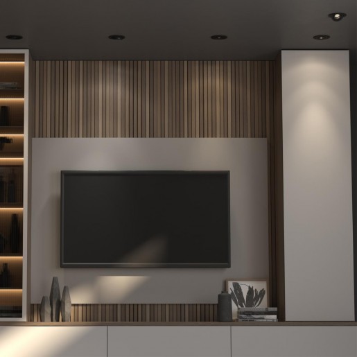 358818 SPOT NT21 210 черный Светильник встраиваемый светодиодный IP20 LED 18W 1600Лм 4000K 220V GESSO