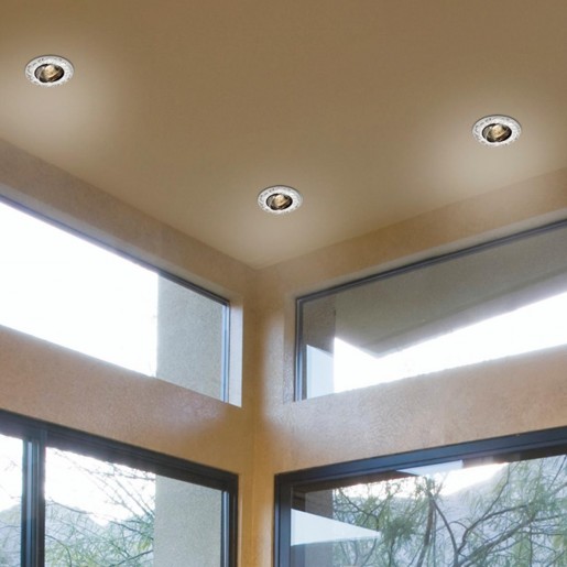 369689 NT12 133 жемчужн.серебро/никель Встраиваемый ПВ светильник IP20 GX5.3 50W 12V HENNA