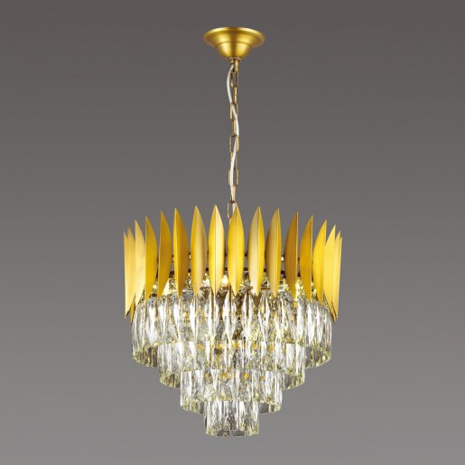 4124/12 ODL19 439 золото/хрусталь Люстра E14 12*40W VALETTA