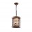 2286/1 ODL12 715 патина коричневый Уличный светильник-подвес IP44 E27 100W 220V KORDI