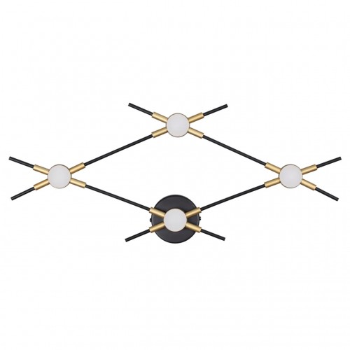 3906/13WL L-VISION ODL21 045 черн/золот/металл Настен. cветильник IP20 LED 13W 1040Лм 4000К COSTELLA