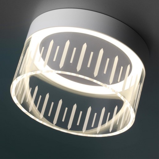 359003 OVER NT23 000 белый Светильник накладной светодиодный IP20 LED 4000K 18W 85-265V AURA