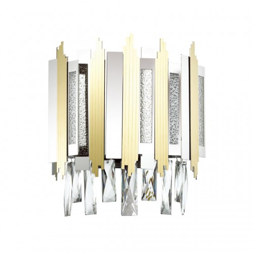 4635/2W ODL20 481 золото/хром/хрусталь Бра E14 2*40W 220V RUNA