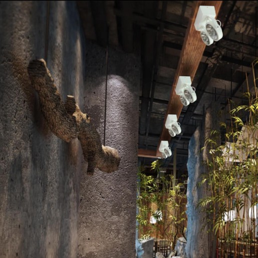 357561 NT18 095 белый Накладной светильник IP20 LED 3000K 2*15W 220-240V SNAIL