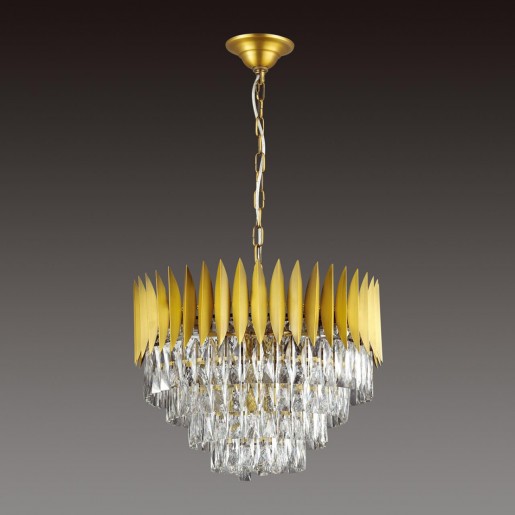 4124/15 ODL19 439 золото/хрусталь Люстра E14 15*40W VALETTA