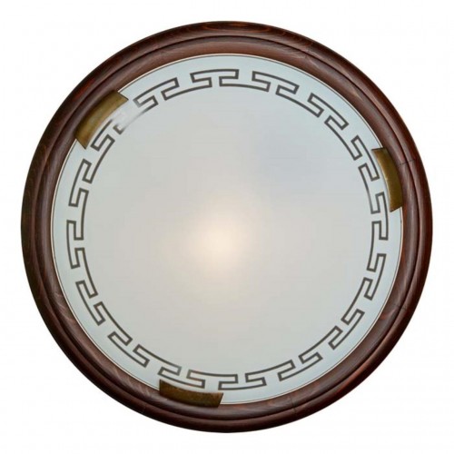 160/K SN 106 св-к GRECA WOOD стекло E27 2*60Вт D360
