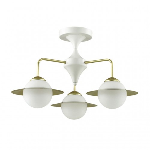 3666/3C LN18 105 белый/золотой Люстра потолочная E14 3*60W 220V PRISCILLA
