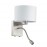 3745/1A LN19 086 никель Бра E14 1*40W + LED 3W 220V NIKKI