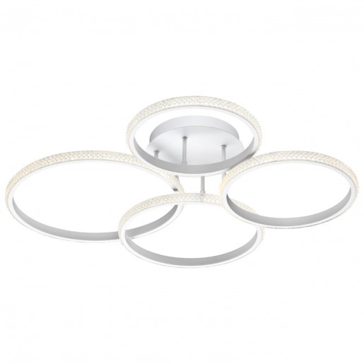 358930 OVER NT22 000 белый Светильник накладной светодиодный диммируемый (пульт ДУ в комплекте) IP20 LED 3000~6000К 60W 220V CALM