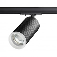 370849 PORT NT22 черный Светильник трековый однофазный двухжильный IP20 GU10 9W 220V BRILL