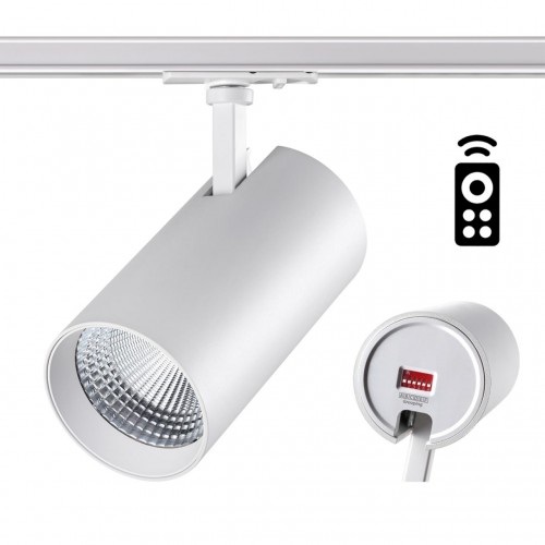 358360 PORT NT20 000 белый Однофазн.трековый.диммир.св-к с ДУ IP20 LED 3000-6500К 30W 220-240V NAIL