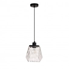 4996/1 MODERN ODL23 303 черный/прозрачный/металл/стекло Подвес E27 1*40W CAPRA