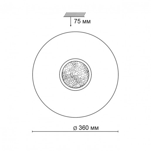 2074/CL SN 047 св-к LAZANA пластик LED 30Вт 4000К D360 IP43
