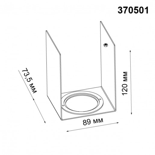 370501 NT19 035 черный Декоративная рамка к артикулам 370499, 370500 LEGIO