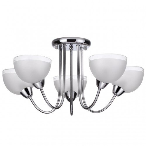 4461/5C LN20 153 хром, белый Люстра потолочная E14 5*60W 220V ALORA