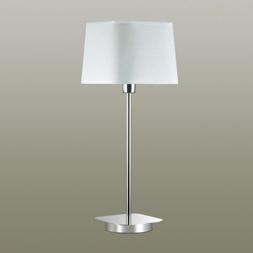 4114/1T ODL19 309 хром/белый Настольная лампа E27 1*60W EDIS