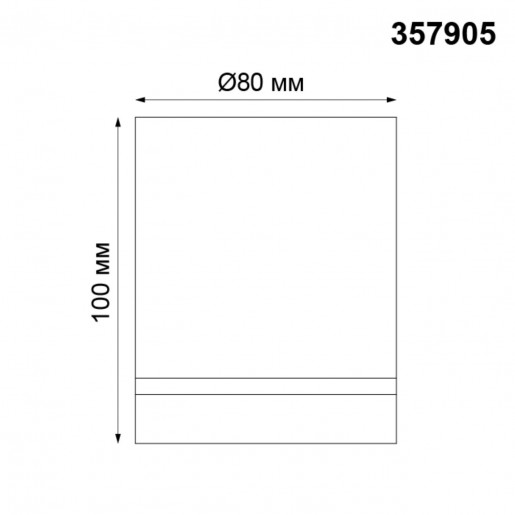 357905 NT19 070 хром Накладной светильник IP20 LED 3000K 9W 160-265V ARUM