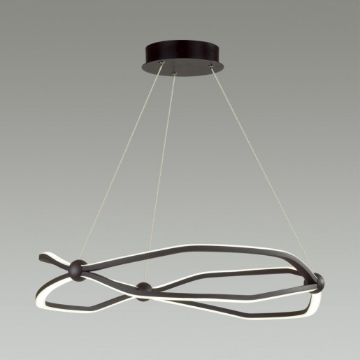 5000/45L L-VISION (ВНЕ КАТАЛОГА) ODL23 черный матовый/металл/ПВХ Люстра LED 45W 4000K PORTA