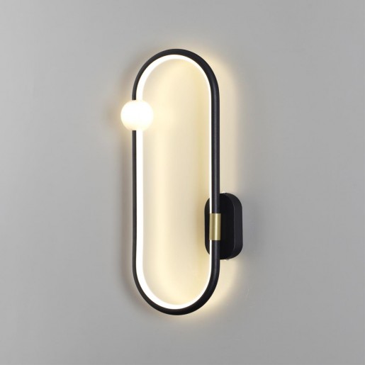 5607/14WL LEDIO LN23 016 черный Настенный светильник LED 14W 3000К 975Лм 220V HARLOW