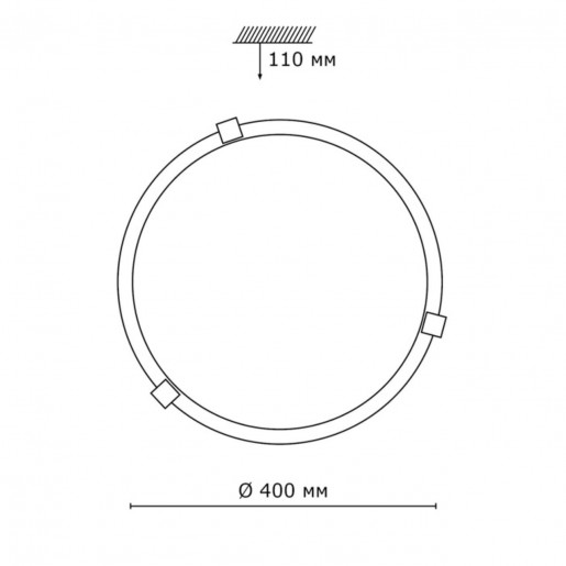 253 хром SN 112 св-к DUNA стекло E27 2*100Вт D400