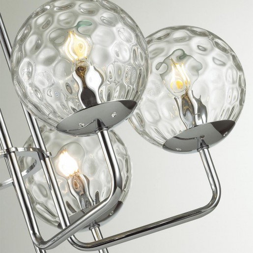 4982/6C MODERN ODL22 323 хром/прозрачный/стекло Люстра потолочная E14 6*40W VERASA